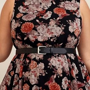 TORRID 2X BLACK LEATHER JEAN BELT